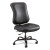 Optimus High Back Big And Tall Chair, Vinyl, Supports Up To 400 Lb, 19" To 22" Seat Height, Black