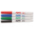 Low-odor Dry-erase Marker, Extra-fine Bullet Tip, Assorted Colors, 4/pack