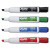 Magnetic Dry Erase Marker, Broad Chisel Tip, Assorted Colors, 4/pack