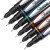 Water-resistant Ink Porous Point Pen, Stick, Fine 0.4 Mm, Assorted Ink And Barrel Colors, 6/pack