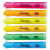 Tank Style Highlighters With Open-stock Box, Assorted Ink Colors, Chisel Tip, Assorted Barrel Colors, Dozen