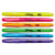 Pocket Style Highlighters, Assorted Ink Colors, Chisel Tip, Assorted Barrel Colors, Dozen