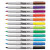 Ultra Fine Tip Permanent Marker, Ultra-fine Needle Tip, Assorted Colors, Dozen