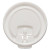 Lift Back And Lock Tab Cup Lids For Foam Cups, Fits 8 Oz Trophy Cups, White, 100/pack