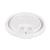 Lift Back And Lock Tab Lids For Paper Cups, Fits 10 Oz Cups, White, 100/sleeve, 10 Sleeves/carton