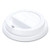Traveler Cappuccino Style Dome Lid, Fits 10 Oz Cups, White, 100/pack, 10 Packs/carton