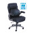 Cosset Mid-back Executive Chair, Supports Up To 275 Lb, 18.5" To 21.5" Seat Height, Black Seat/back, Slate Base