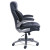 Cosset Mid-back Executive Chair, Supports Up To 275 Lb, 18.5" To 21.5" Seat Height, Black Seat/back, Slate Base