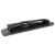 12-sheet Smarttouch Three-hole Punch, 9/32" Holes, Black/gray