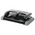 45-sheet Smarttouch Three-hole Punch, 9/32" Holes, Black/gray