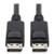 Displayport Cable With Latches (m/m), 6 Ft, Black