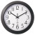 Whisper Quiet Clock, 12" Overall Diameter, Black Case, 1 Aa (sold Separately)