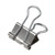 Binder Clips With Storage Tub, Small, Silver, 40/pack