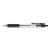 Comfort Grip Ballpoint Pen, Retractable, Medium 1 Mm, Black Ink, Clear/black Barrel, 48/pack