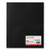 Two-pocket Plastic Folders, 100-sheet Capacity, 11 X 8.5, Black, 10/pack