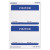 "visitor" Self-adhesive Name Badges, 3.5 X 2.25, White/blue, 100/pack