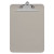 Plastic Clipboard With High Capacity Clip, 1.25" Clip Capacity, Holds 8.5 X 11 Sheets, Translucent Black