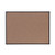 Tech Cork Board, 48 X 36, Brown Surface, Black Aluminum Frame