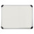 Deluxe Porcelain Magnetic Dry Erase Board, 72 X 48, White Surface, Silver/black Aluminum Frame