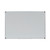 Deluxe Porcelain Magnetic Dry Erase Board, 72 X 48, White Surface, Silver/black Aluminum Frame