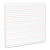 Lap/learning Dry-erase Board, Penmanship Ruled, 11.75 X 8.75, White Surface, 6/pack