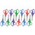 Kids' Scissors, Rounded Tip, 5" Long, 1.75" Cut Length, Straight Assorted Color Handles, 12/pack Kids' Scissors, Rounded Tip, 5" Long, 1.75" Cut Length, Straight Assorted Color Handles, 12/pack