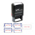 Printy Economy 5-in-1 Date Stamp, Self-inking, 1.63" X 1", Blue/red - USSE4756