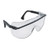 Astro Otg 3001 Wraparound Safety Glasses, Black Plastic Frame, Clear Lens