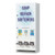 Coin-operated Soap Vender, 3-column, 16.25 X 9.5 X 37.75, White/blue