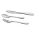 Reflections Heavyweight Plastic Utensils, Fork, Silver, 7", 40/pack