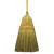 Corn/fiber Brooms, Corn/yucca Bristles, 53.5" Overall Length, Natural, 6/carton