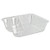 Clearpac Small Nacho Tray, 2-compartments, 5 X 6 X 1.5, Clear, Plastic, 125/bag, 2 Bags/carton