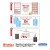 General Clean X60 Cloths, Flat Sheet, 12.5 X 16.8, White, 150/box, 6 Boxes/carton
