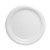 Bare Eco-forward Clay-coated Paper Dinnerware, Proplanet Seal, Plate, 9" Dia, White, 500/carton