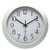 Whisper Quiet Clock, 12" Overall Diameter, White Case, 1 Aa (sold Separately)