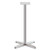 Arrange X-leg Base For 30" To 36" Tops, 25.59w X 25.59d X 40h, Silver