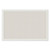 Linen Bulletin Board With Decor Frame, 30" X 20", Tan Surface, White Wood Frame