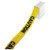 Site Safety Barrier Tape, "caution" Text, 3" X 1,000 Ft, Yellow/black