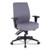 Alera Wrigley Series 24/7 High Performance Mid-back Multifunction Task Chair, Supports Up To 275 Lb, Gray, Black Base