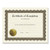 Ready-to-use Certificates, Completion, 11 X 8.5, Ivory/brown/gold Colors With Brown Border, 6/pack