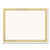 Foil Border Certificates, 8.5 X 11, Ivory/gold With Braided Gold Border, 12/pack