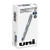 Vision Elite Hybrid Gel Pen, Stick, Bold 0.8 Mm, Blue-infused Black Ink, White/blue/clear Barrel