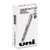 Vision Elite Hybrid Gel Pen, Stick, Bold 0.8 Mm, Blue Ink, White/blue/clear Barrel