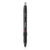 S-gel High-performance Gel Pen, Retractable, Bold 1 Mm, Red Ink, Black Barrel, Dozen