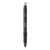 S-gel High-performance Gel Pen, Retractable, Medium 0.7 Mm, Red Ink, Black Barrel, Dozen