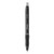 S-gel High-performance Gel Pen, Retractable, Medium 0.7 Mm, Black Ink, Black Barrel, Dozen