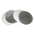 Flat Board Lids For 8" Round Containers, Silver, Paper, 500 /carton