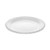 Placesetter Deluxe Laminated Foam Dinnerware, Plate, 8.88" Dia, White, 500/carton