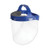 Fully Assembled Full Length Face Shield With Head Gear, 16.5 X 10.25 X 11, Clear/blue, 16/carton