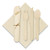 Pre-rolled Caterwrap Kraft Napkins With Wood Cutlery, Fork/knife/napkin/spoon, Plastic, Brown, 100/carton
